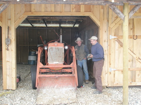 My old Allis Chalmers tractor needed some help until Don stopped by