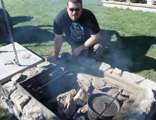 Building a permanent deep-pit BBQ